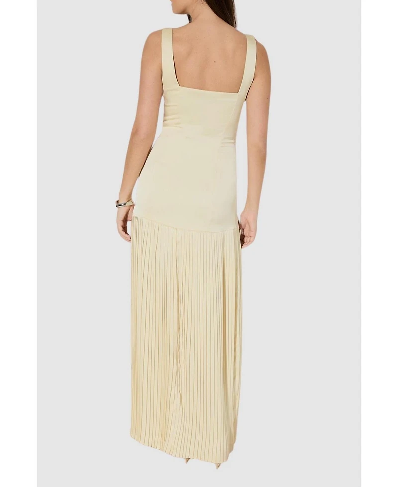 MissPap Women's Premium Pleated Skirt Bridesmaid Dress