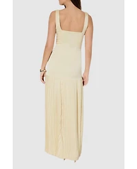 MissPap Women's Premium Pleated Skirt Bridesmaid Dress
