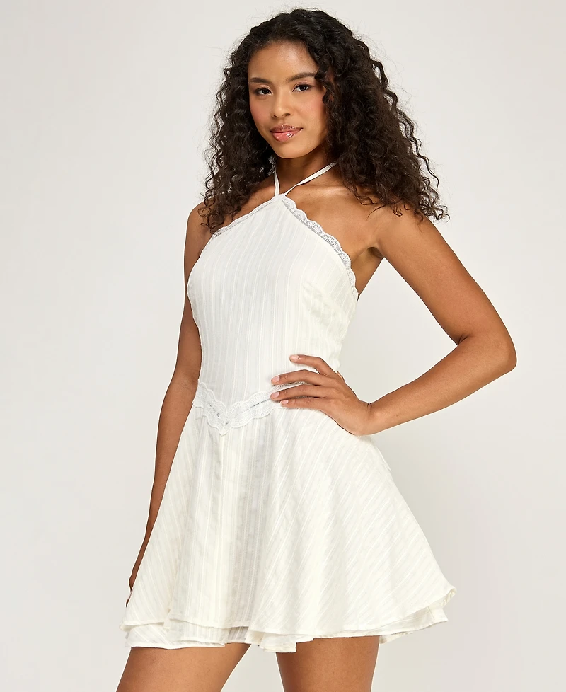 Seni & Cade Juniors' Drop Waist Dress
