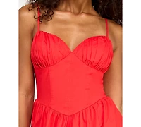 Seni & Cade Juniors' Pleated Midi Dress