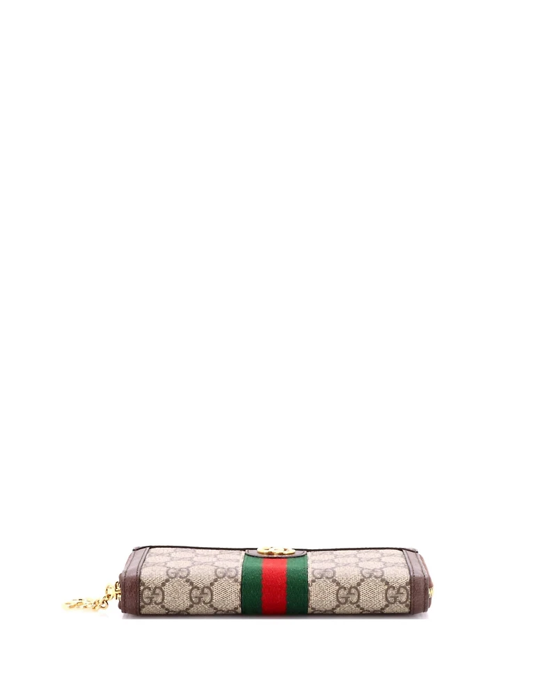 Pre-Owned Gucci Ophidia Zip Around Wallet Gg Coated Canvas
