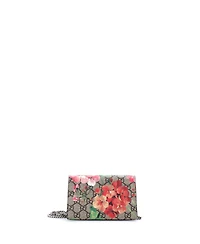 Pre-Owned Gucci Super Mini Dionysus Bag Blooms Print Gg Coated Canvas