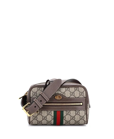 Pre-Owned Gucci Small Ophidia Belt Bag Gg Coated Canvas