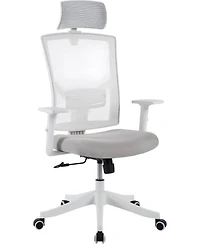 gaomon Ergonomic Desk Chair Reclining,High Back Mesh Office Chair,Full Ergonomic Support,Space-Saving Flip-Up Arms,Adjustable Headrest