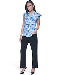 Calvin Klein Women's Collared Neck Top