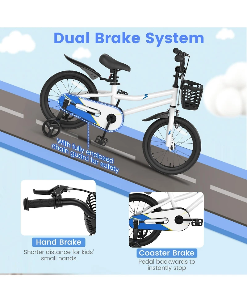 Slickblue Bike with Training Wheels