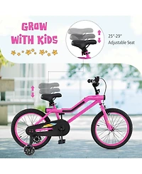 Slickblue Kids Bicycle with Led Lights, Training Wheels and Headlight