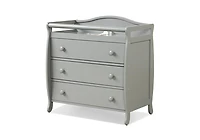 Gouun Baby Changing Table with 3 Storage Drawers and Safety Belt