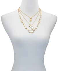 Guess 3-Pc. Gold-Tone Multi-Layer Necklace Set