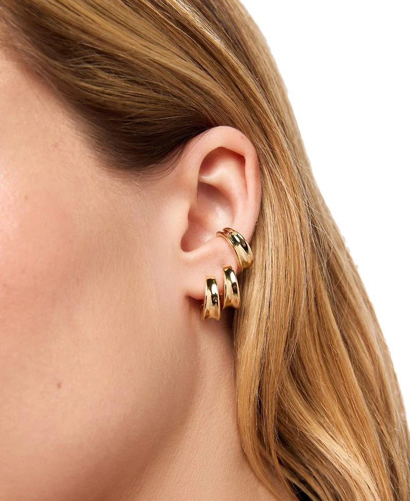 Ana Luisa Wade Gold-Plated Mini Huggie Hoop Earrings