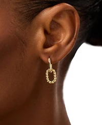 Ana Luisa Ash Double Mini Gold-Plated Drop Earrings