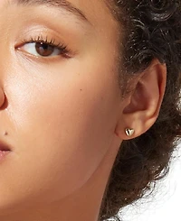 Ana Luisa Lev Gold-Plated Heart Stud Earrings