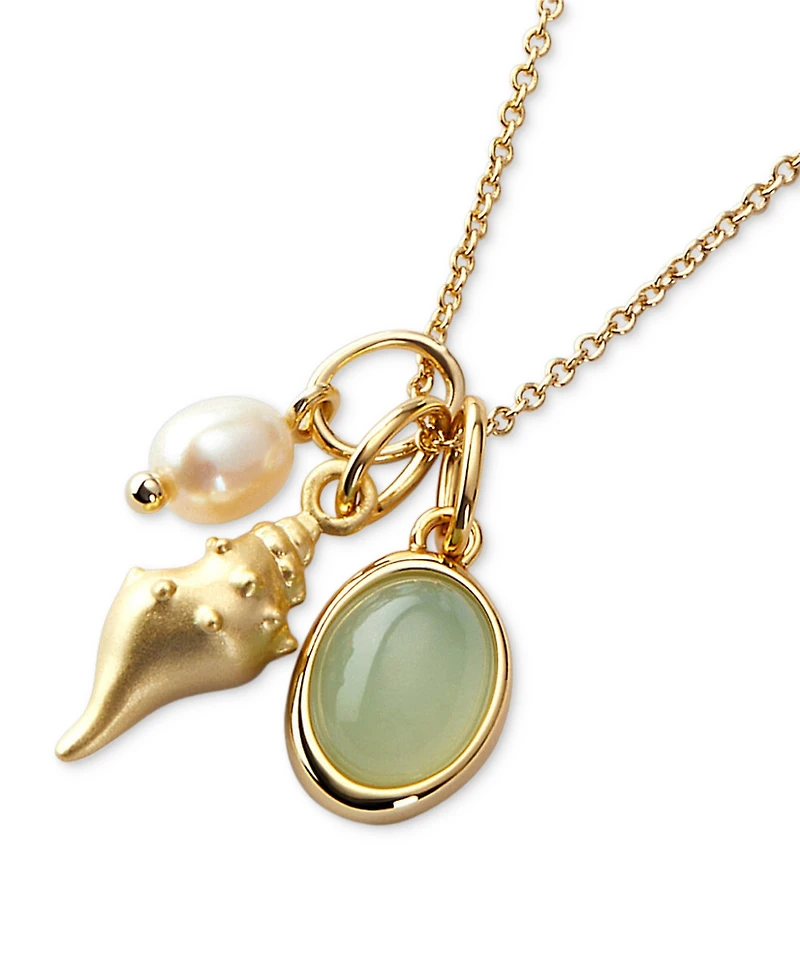 Ana Luisa Ocean Gold-Plated Charm Necklace