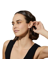 Ana Luisa Suzanne Silver Huggie Hoop Earrings