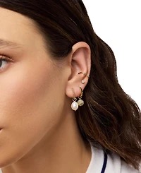 Ana Luisa Gold Twist Huggie Hoop Earrings