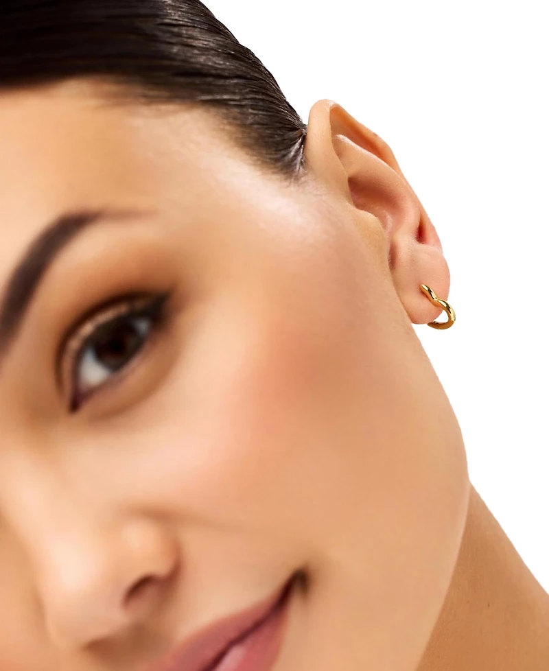 Ana Luisa Daryl Gold-Plated Heart Earrings