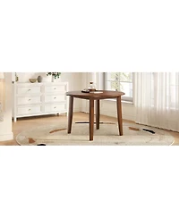 Streamdale Furniture Extendable Round Dining Table for 2-4 People