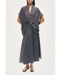 Nocturne Women's Flowing Midi Skirt