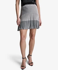 Bcbg Women's Pleated A-Line Mini Skirt