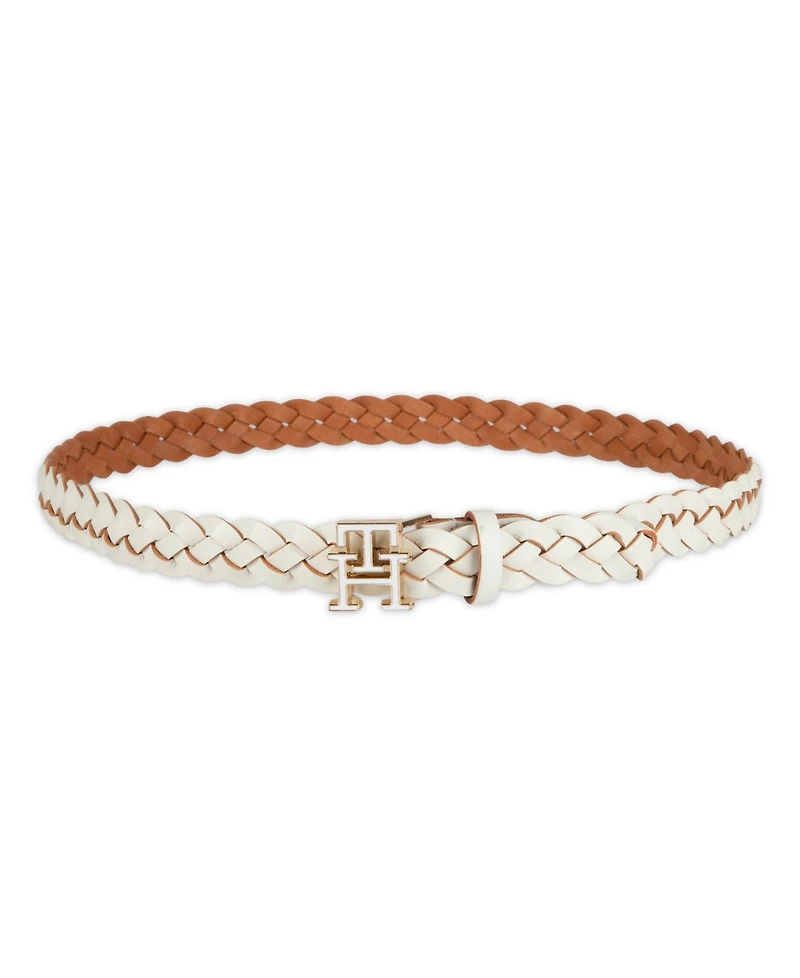 Tommy Hilfiger Women's Casual Braided Leather Belt