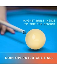 Gse Games & Sports Expert 2 1/4-Inch Magnetic Training Cue Ball, Coin-Operated Cue Ball for Coin Operated Billiard Pool Table