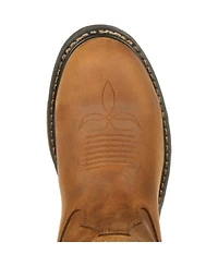 Rocky Men's Original Ride Branson Steel Toe Waterproof Western Boots