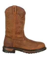 Rocky Men's Original Ride Branson Roper Waterproof Western Boots