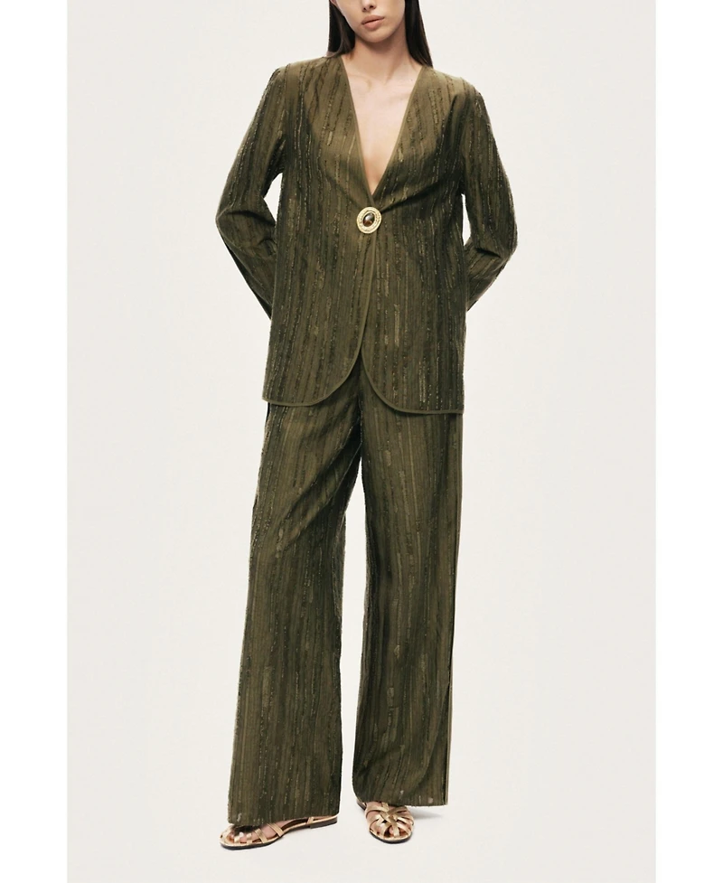 Nocturne Women's Textured Tailored Jacket