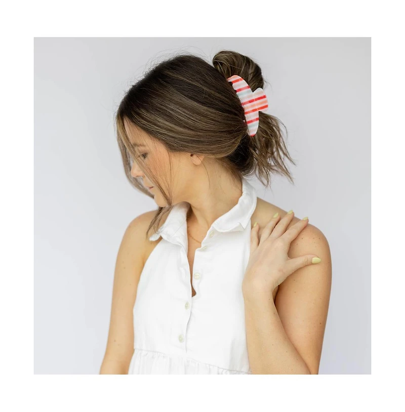 Headbands of Hope Women's Medium Hair Claw Clip - Stripe Sunset