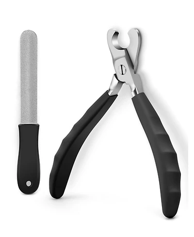 Aronkl Professional Full Metal Dog Nail Clippers Heavy Duty Sharp for Large Dogs Cats Thick Nails with File