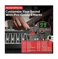 Pyle 8-Ch. Audio Sound Mixer - Bluetooth Studio Mixer - Dj Controller Audio Mixing Console