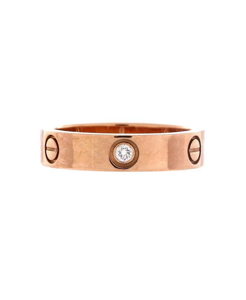 Pre-Owned Cartier Love 3 Diamonds Band Ring