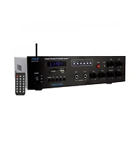 Pyle 500W Bluetooth Pa Public Address Amplifier Receiver - Compact Desktop Audio System
