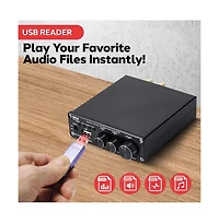 Pyle 2.1 Ch Compact Bluetooth Stereo Power Amplifier System