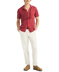 Nautica Men's Open-Stitch Classic-Fit Buttoned Polo Sweater