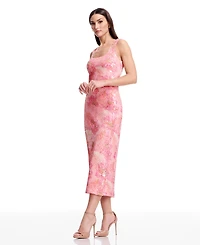 Dress the Population Women's Sleeveless Midi