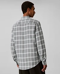 Calvin Klein Men's Yarn-Dyed Plaid Classic Shirt