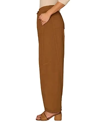 Democracy Petite Sky Rise Relaxed Straight Leg Joggers Pants