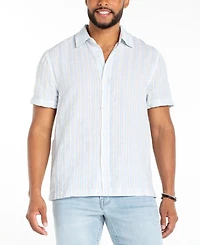 Liverpool Los Angeles Men's Short-Sleeve Button-Up Shirt