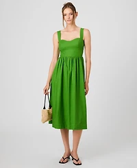 French Connection Women's Sleeveless Sweetheart Neck Dress