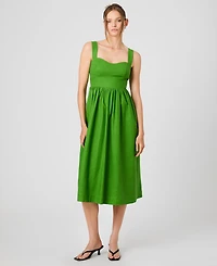 French Connection Women's Sleeveless Sweetheart Neck Dress