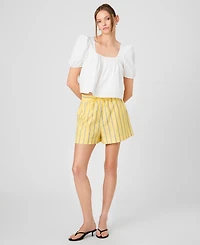 French Connection Women's Striped Drawstring Shorts
