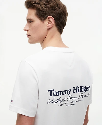 Tommy Hilfiger Men's Nautical Back Graphic T-Shirt