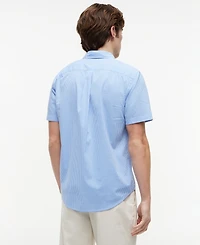 Tommy Hilfiger Men's Flex Poplin Gingham Short-Sleeve Shirt