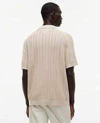 Tommy Hilfiger Men's Pointelle Structure Short-Sleeve Shirt