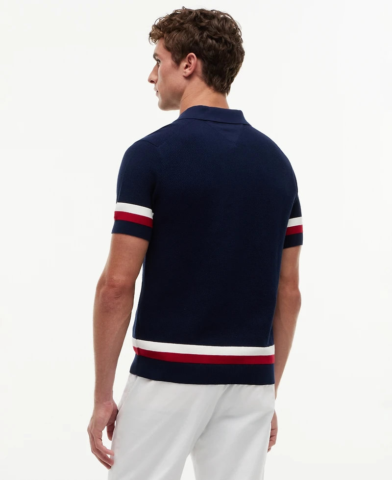 Tommy Hilfiger Men's Short-Sleeve Polo Sweater