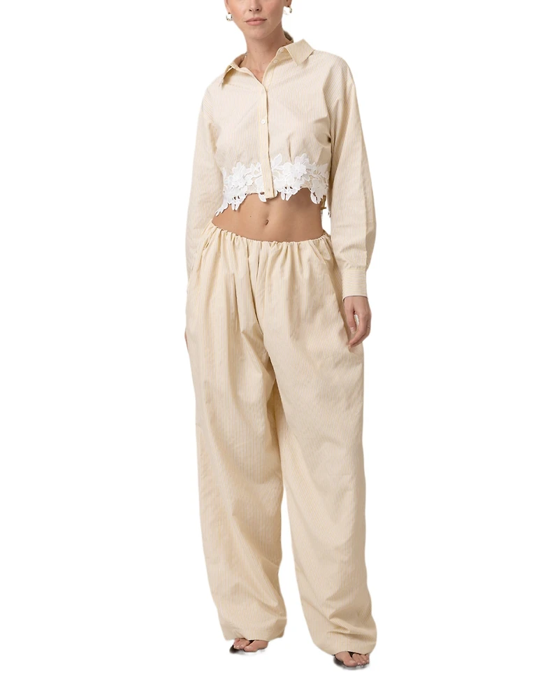 Line & Dot Women's Noemi Wide-Leg Pants