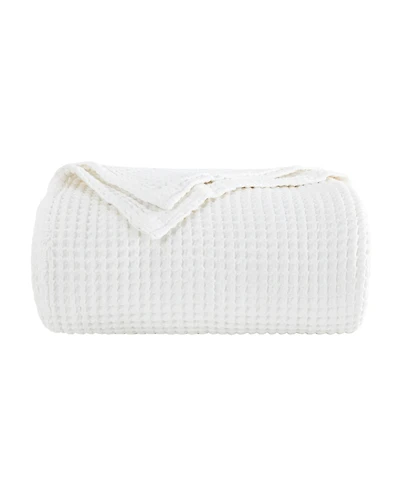 ienjoy Home Waffle Weave Cotton Blanket, Full/Queen