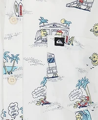 Quiksilver Boys' 8-20 Short-Sleeve Button-Down Shirt