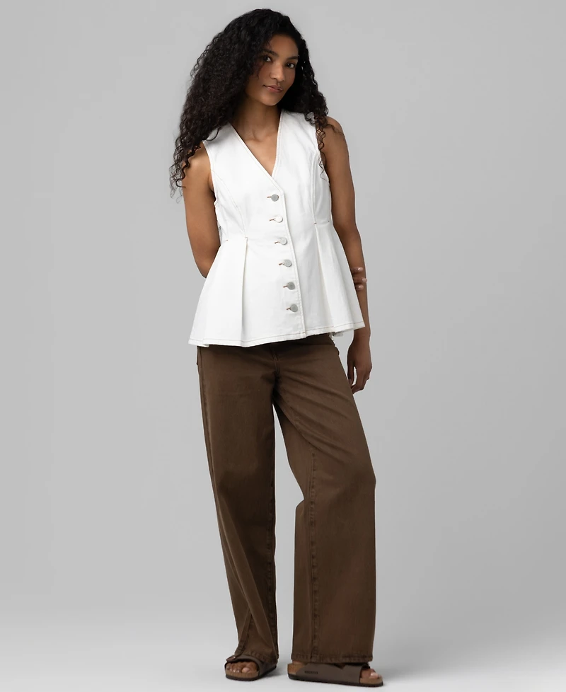 Blank Nyc Women's V-Neck Sleeveless Top